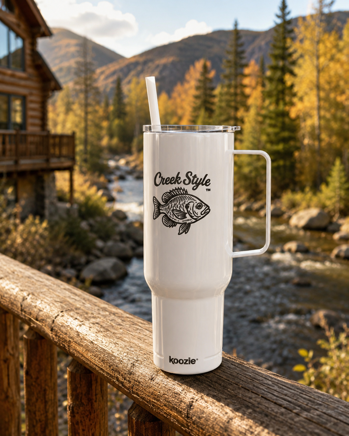 Creek Style™  "Bluegill" Engraved  40oz Travel Mug