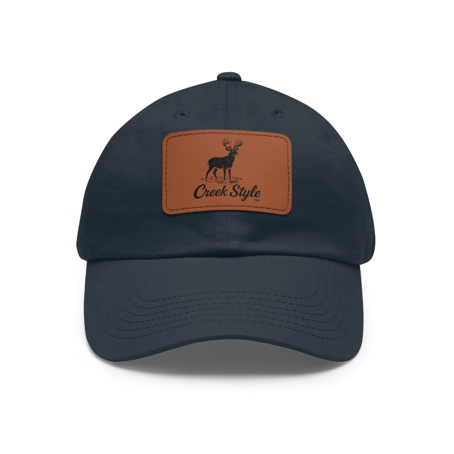 Creek Style™  "Creek Buck" Hat with leather patch.