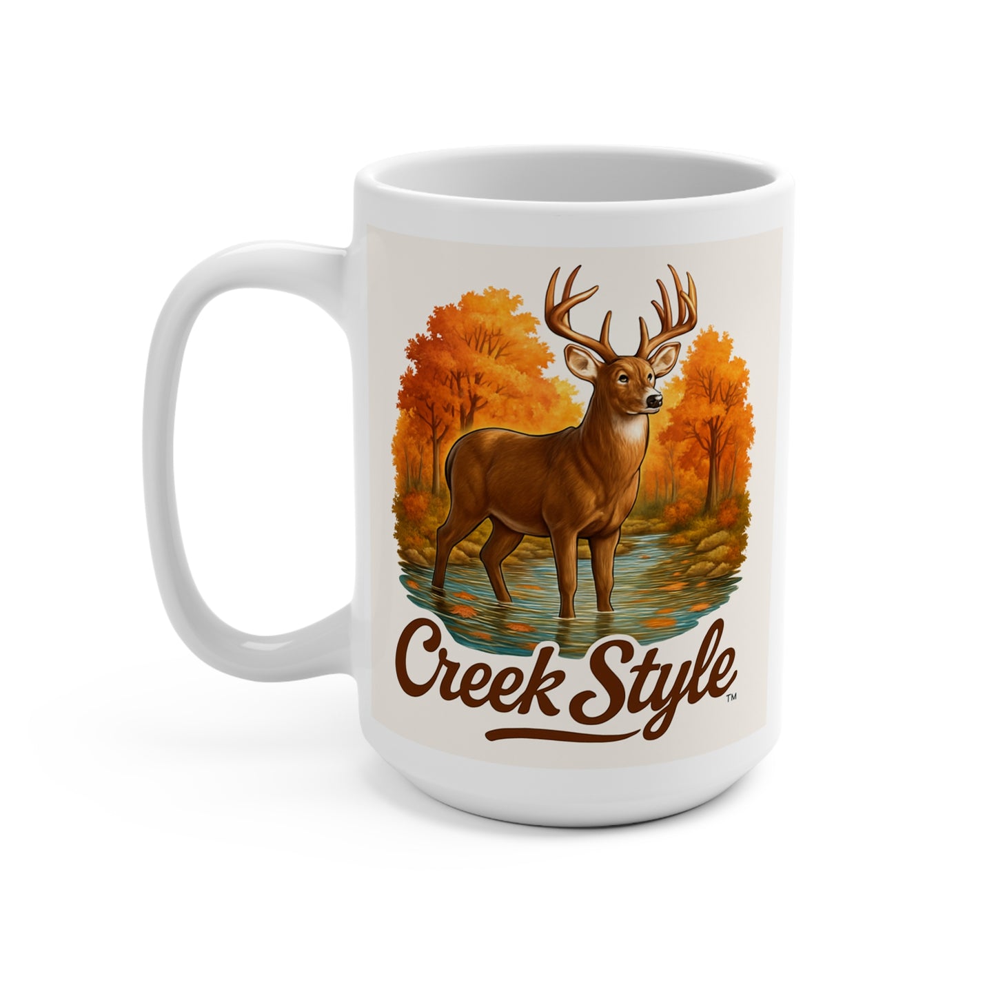 Creek Style™  "Creek Buck" Mug 15oz
