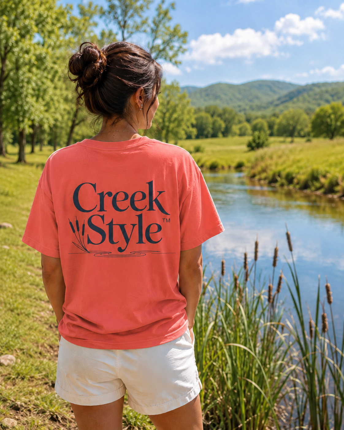 Creek Style™ "Cattails"  T-Shirt.