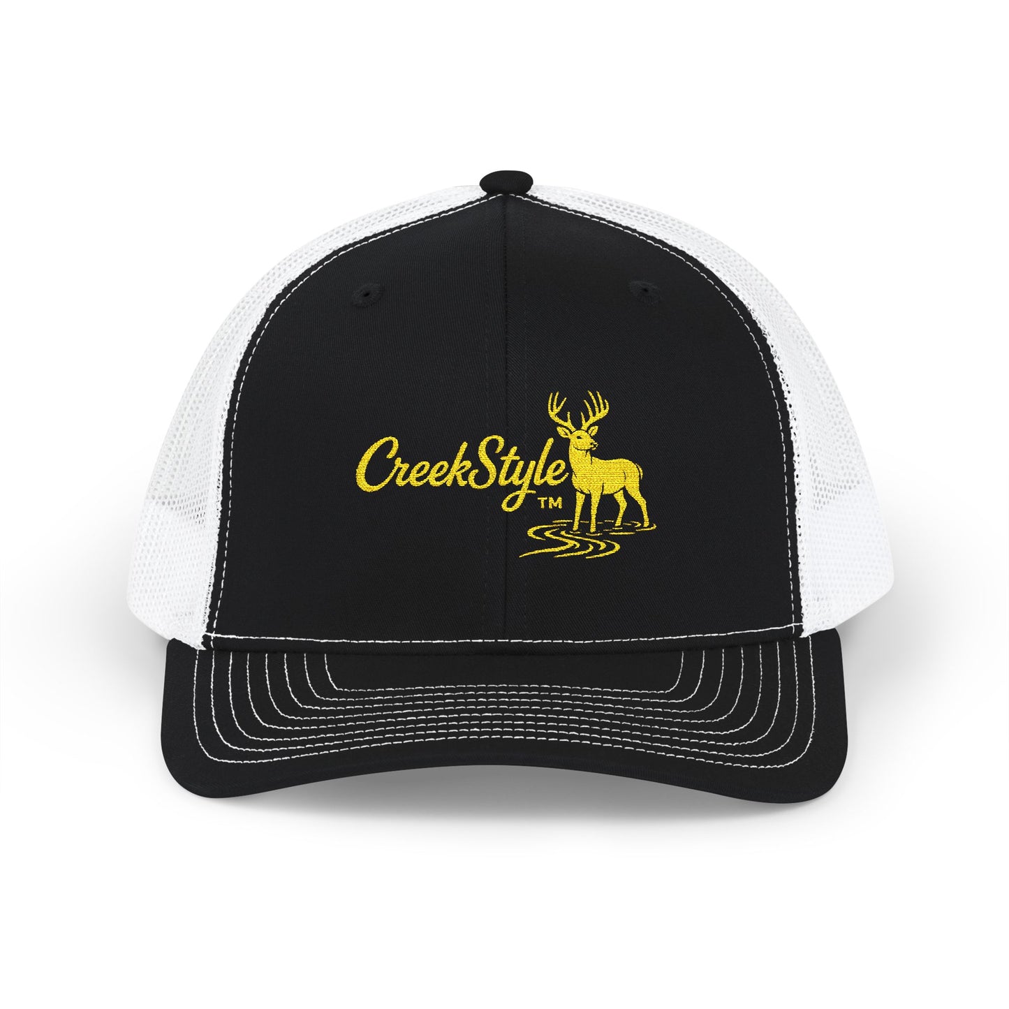 Creek Style™  Embroidered Snapback Trucker Cap