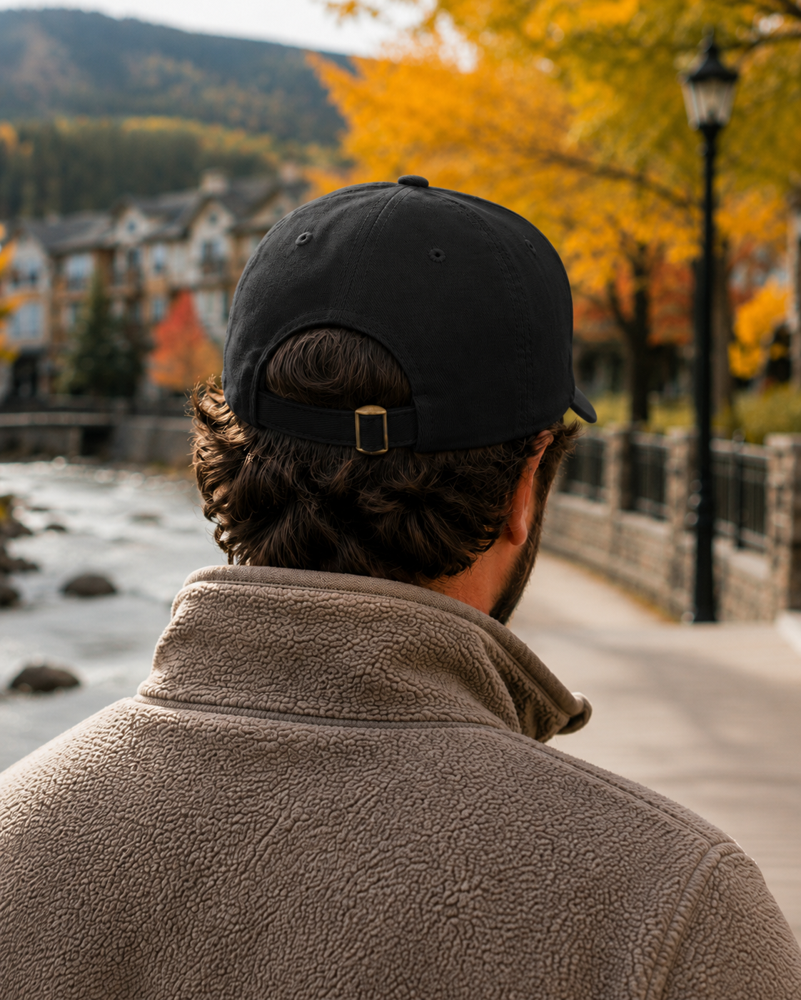 Creek Style™  "Bluegill" Leather Patch Dad Hat