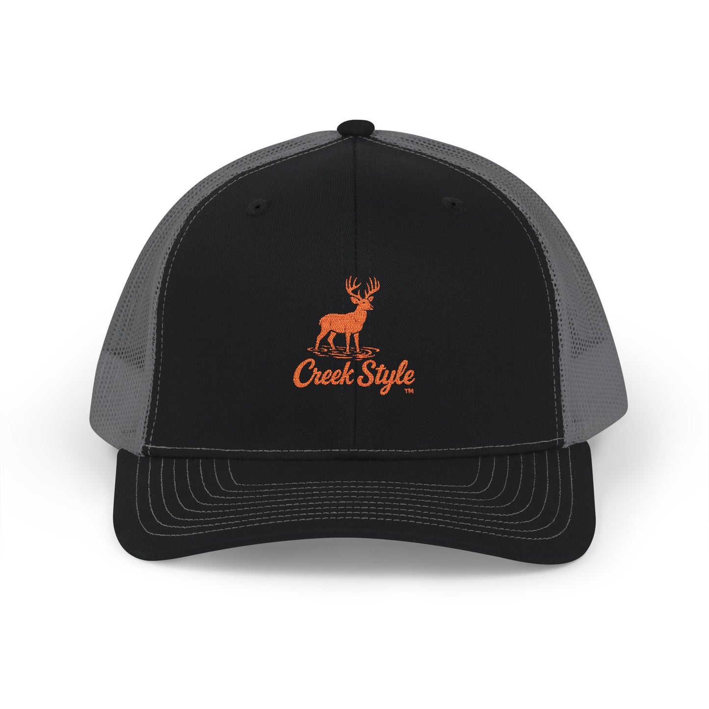 Creek Style™  "Orange Creek Buck"   Embroidered Outdoor Hat