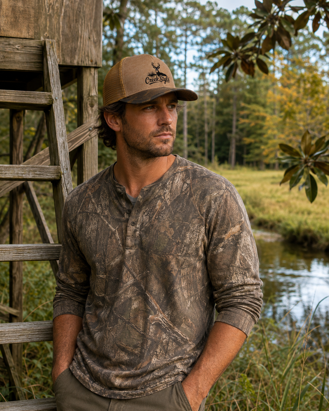 Creek Style™ "Whitetail buck" Cap