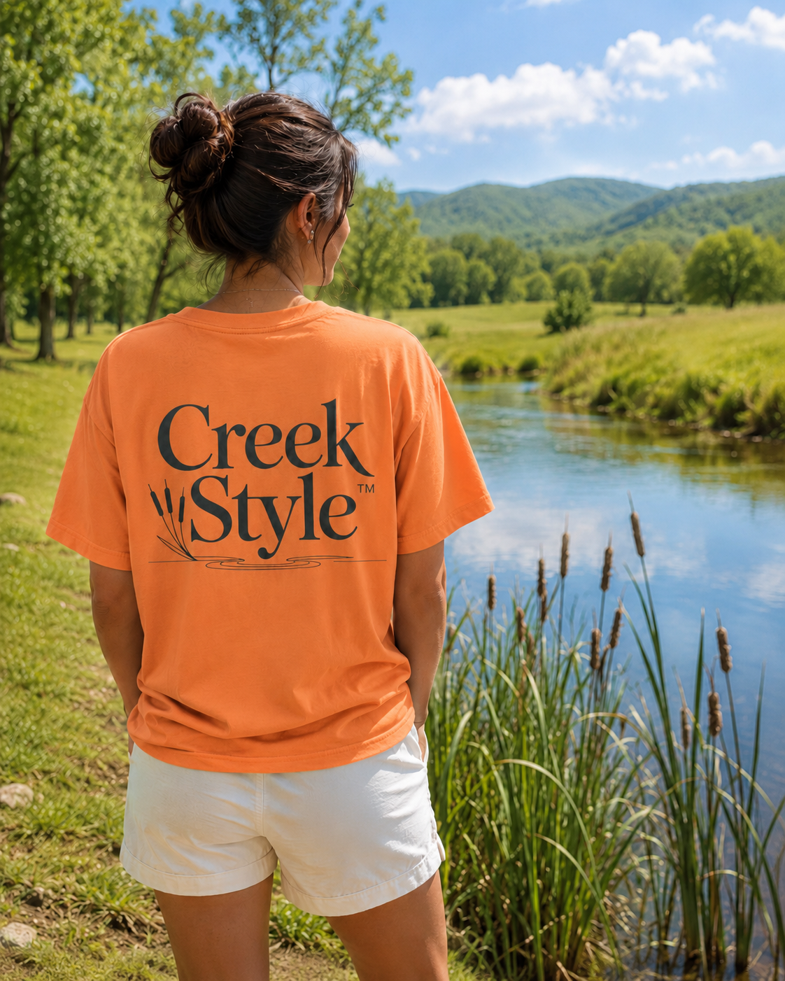 Creek Style™ "Cattails"  T-Shirt.