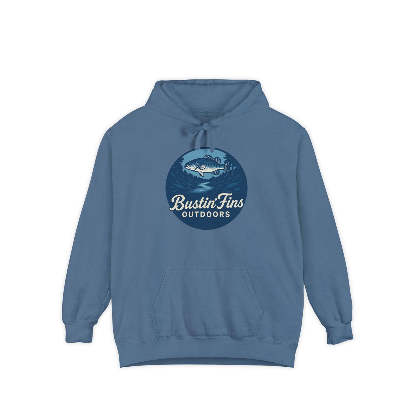 Bustin' Fins Outdoors Hoodie