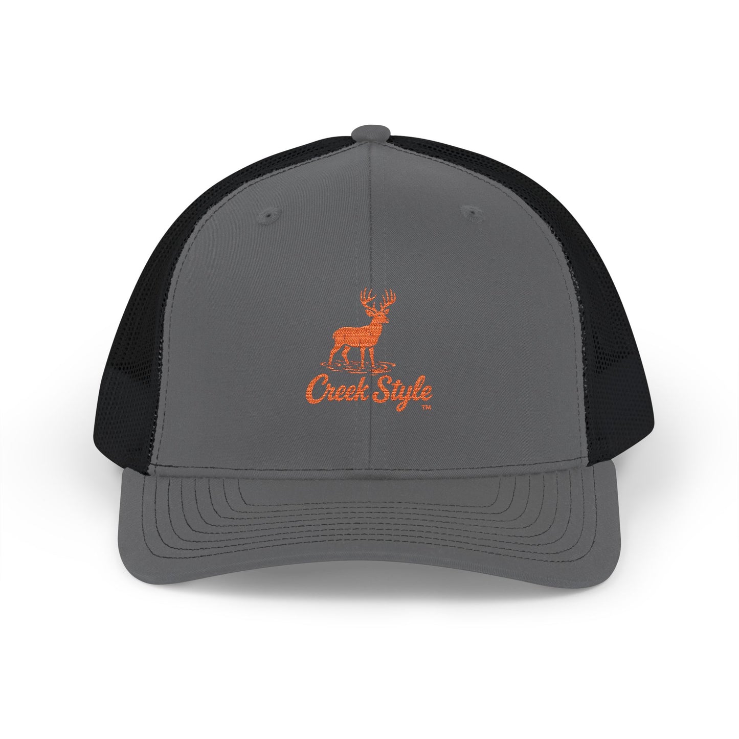 Creek Style™  "Orange Creek Buck"   Embroidered Outdoor Hat