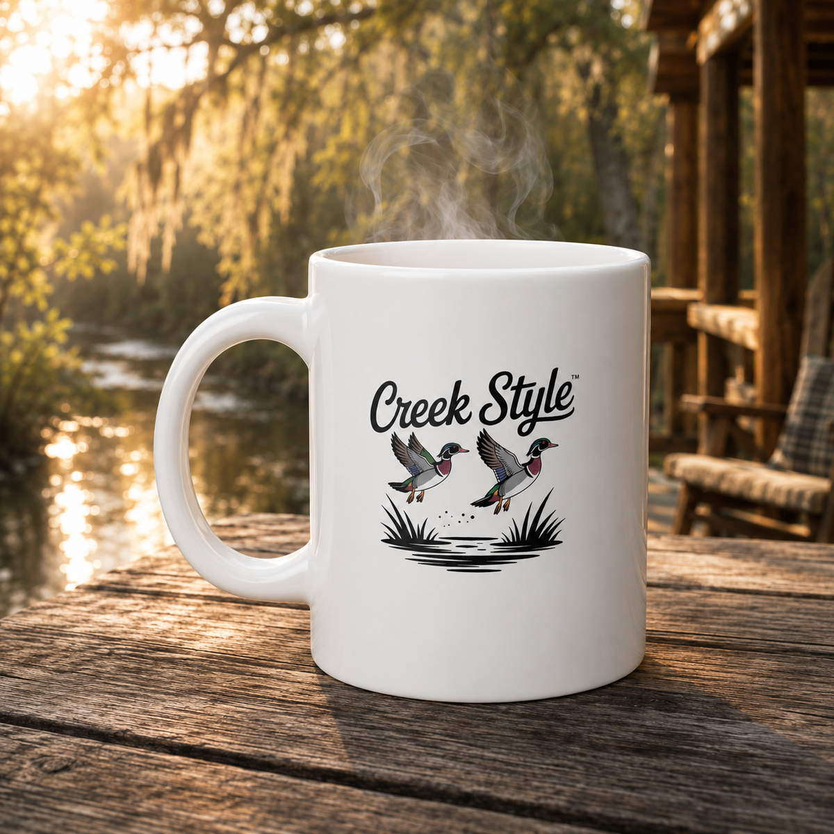 Creek Style™ "wood duck"  20oz mug