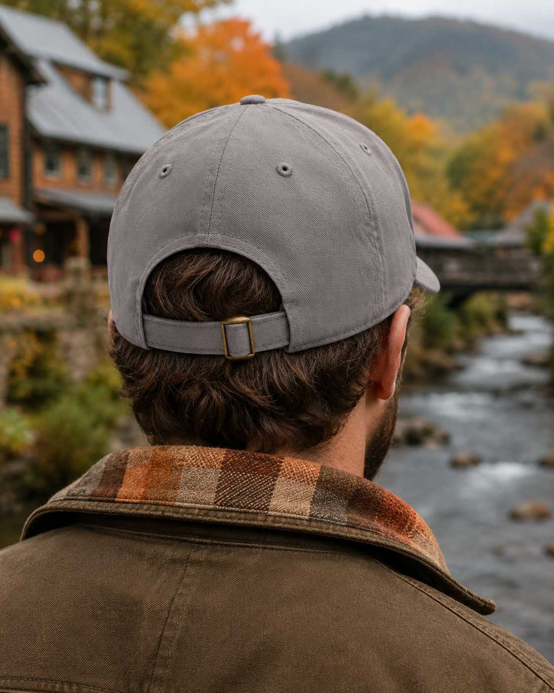 Creek Style™  "Creek Buck" Hat with leather patch.