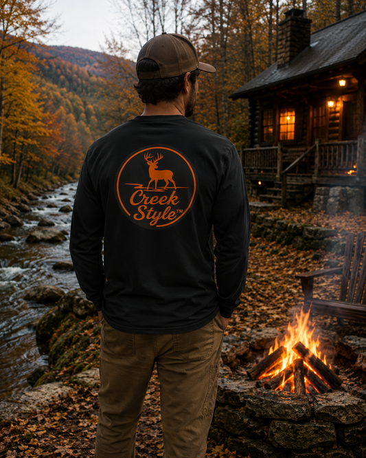 Creek Style™  "Creek Buck" Long Sleeve T-Shirt
