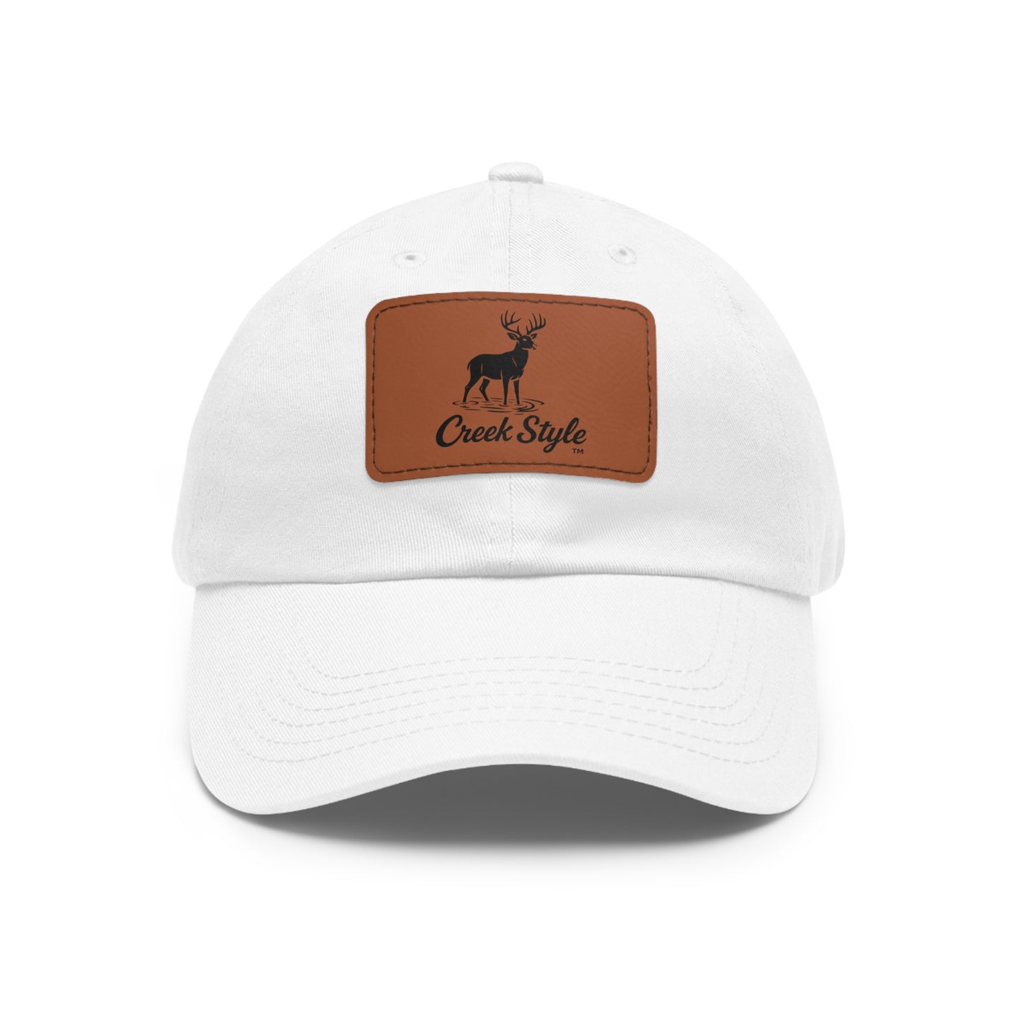 Creek Style™  "Creek Buck" Hat with leather patch.
