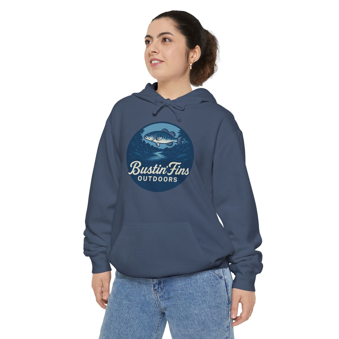 Bustin' Fins Outdoors Hoodie