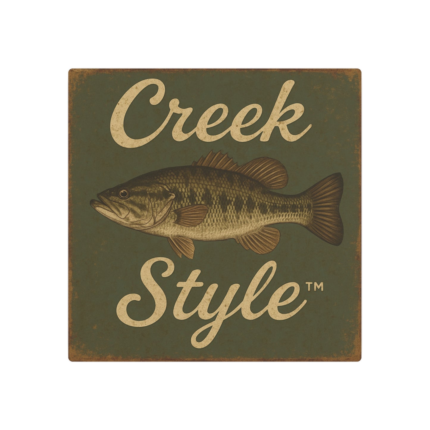 Creek Style™   Fishing Cabin Metal Wall Art