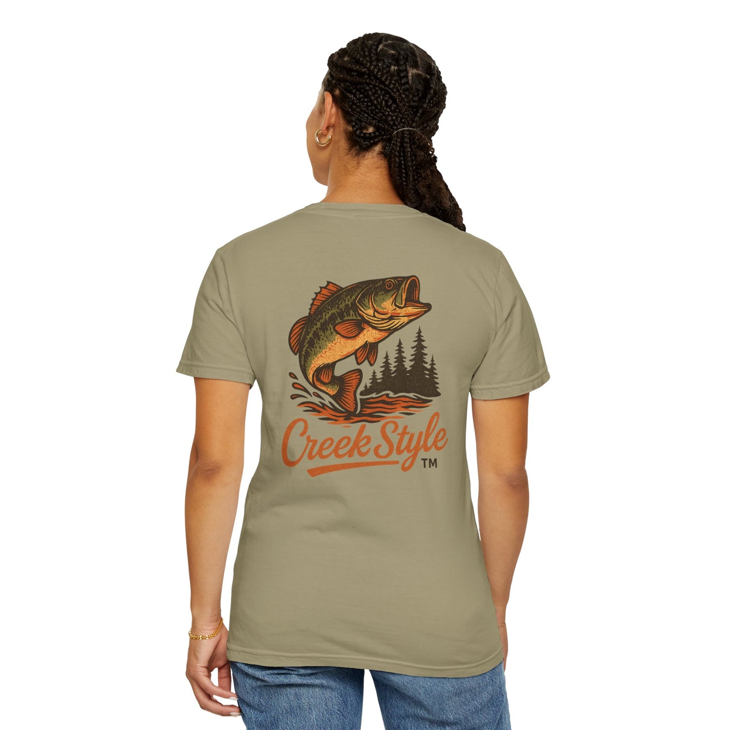 Creek Style™  "Leaping Bass"  Unisex T-Shirt