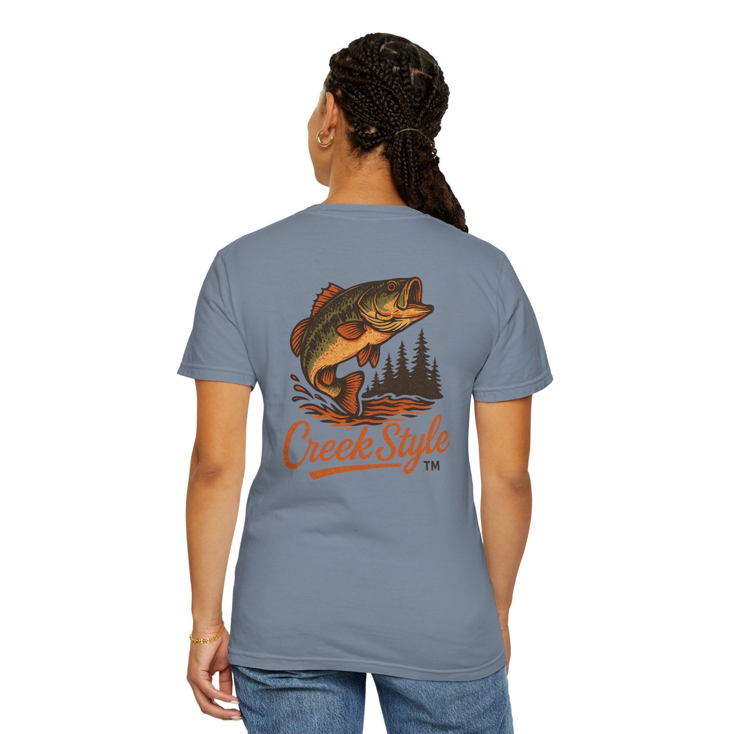 Creek Style™  "Leaping Bass"  Unisex T-Shirt