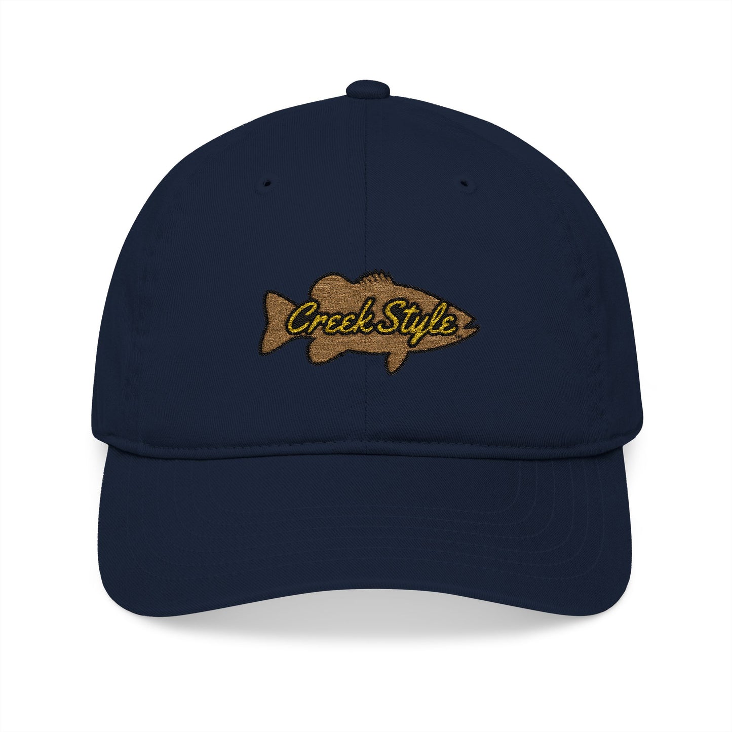Creek Style™  "Creek Bass" Stylish Embroidered Baseball Cap