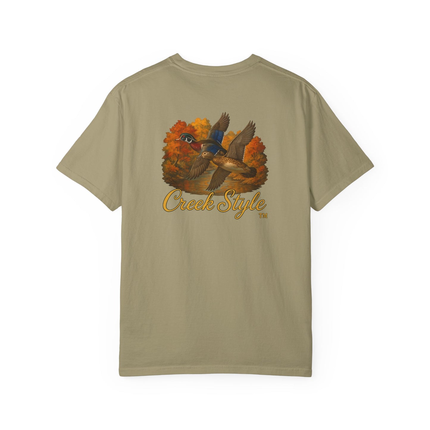 Creek Style™ "Creek Duck" Fall Vibes Comfort Color T-shirt
