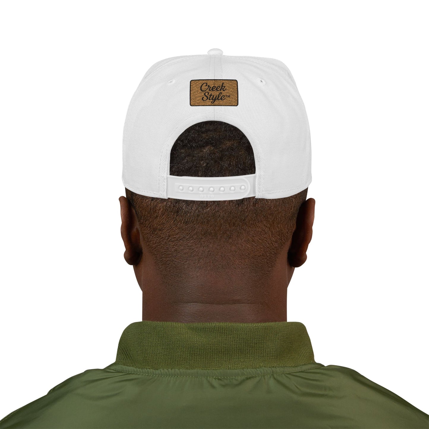 Creek Style™  Stylish "Christian American" Embroidered Snapback Hat,