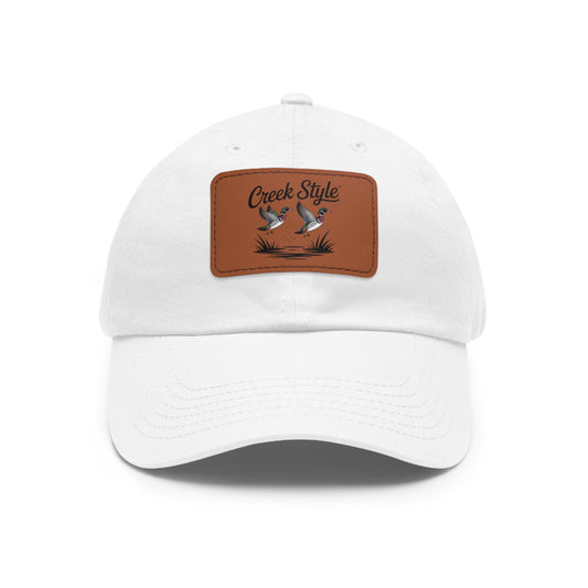 Creek Style™  "Wood Duck" Hat with Leather Patch