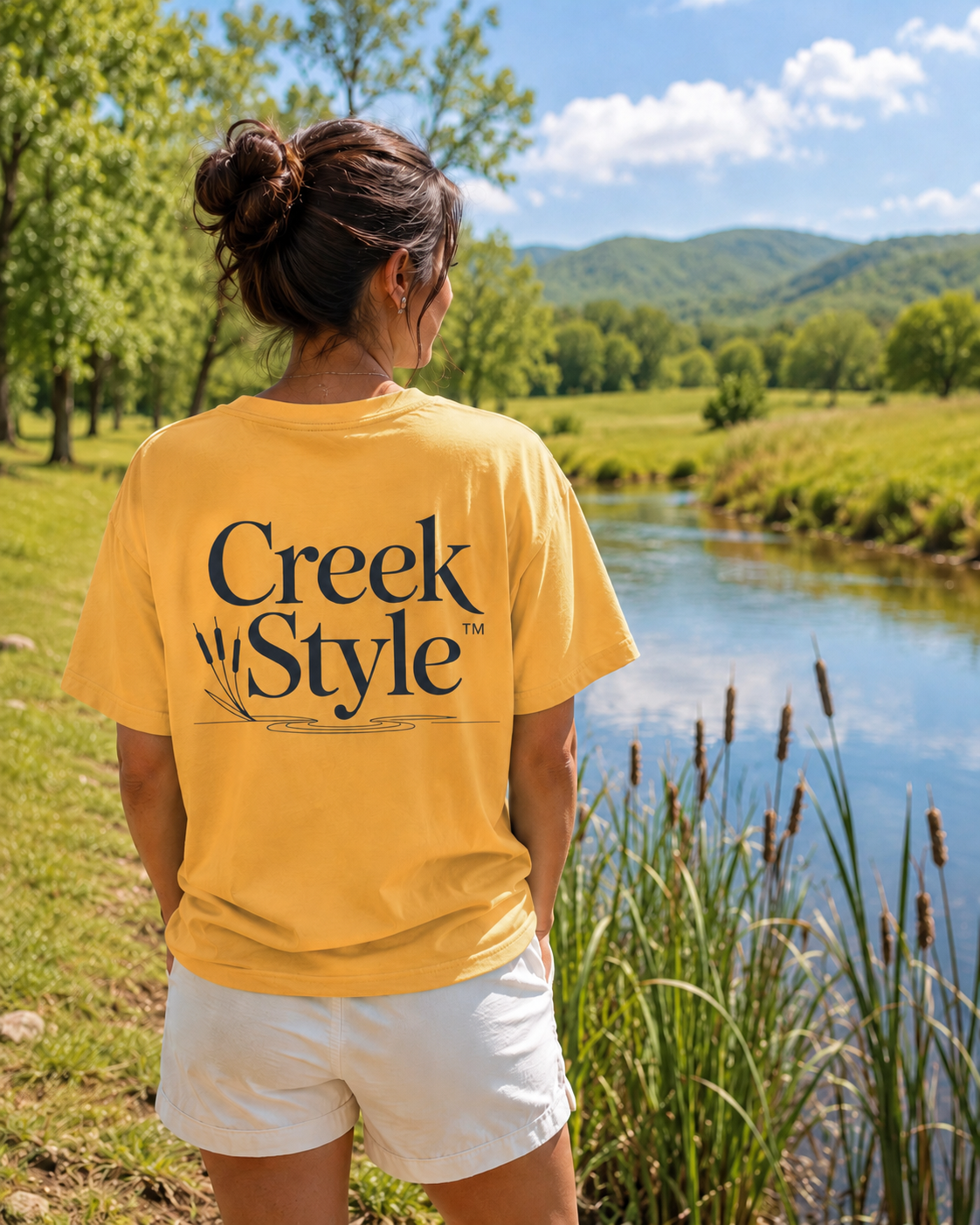Creek Style™ "Cattails"  T-Shirt.