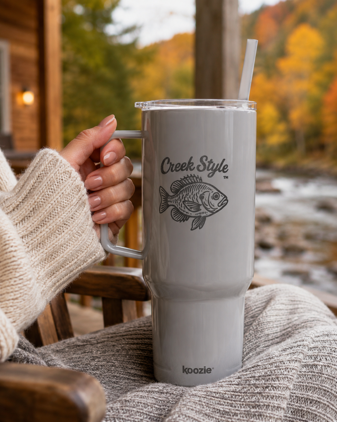 Creek Style™  "Bluegill" Engraved  40oz Travel Mug