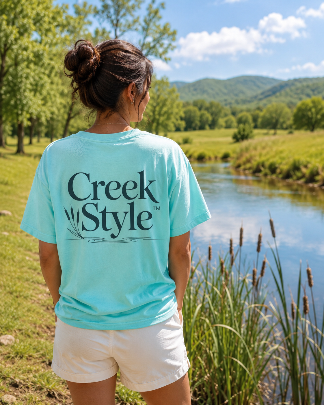 Creek Style™ "Cattails"  T-Shirt.