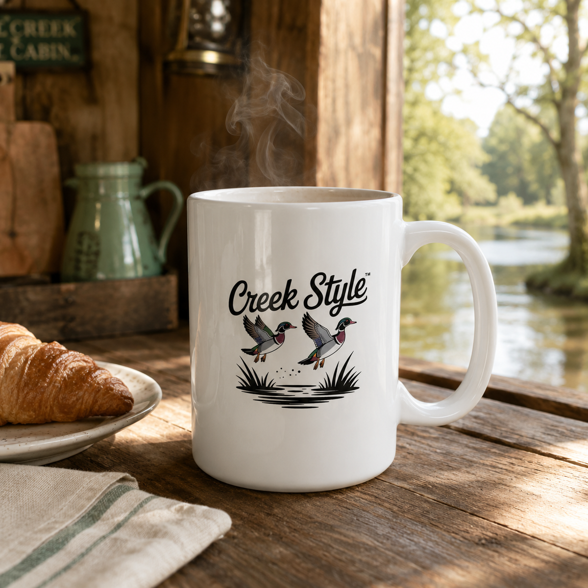 Creek Style™ "wood duck"  20oz mug