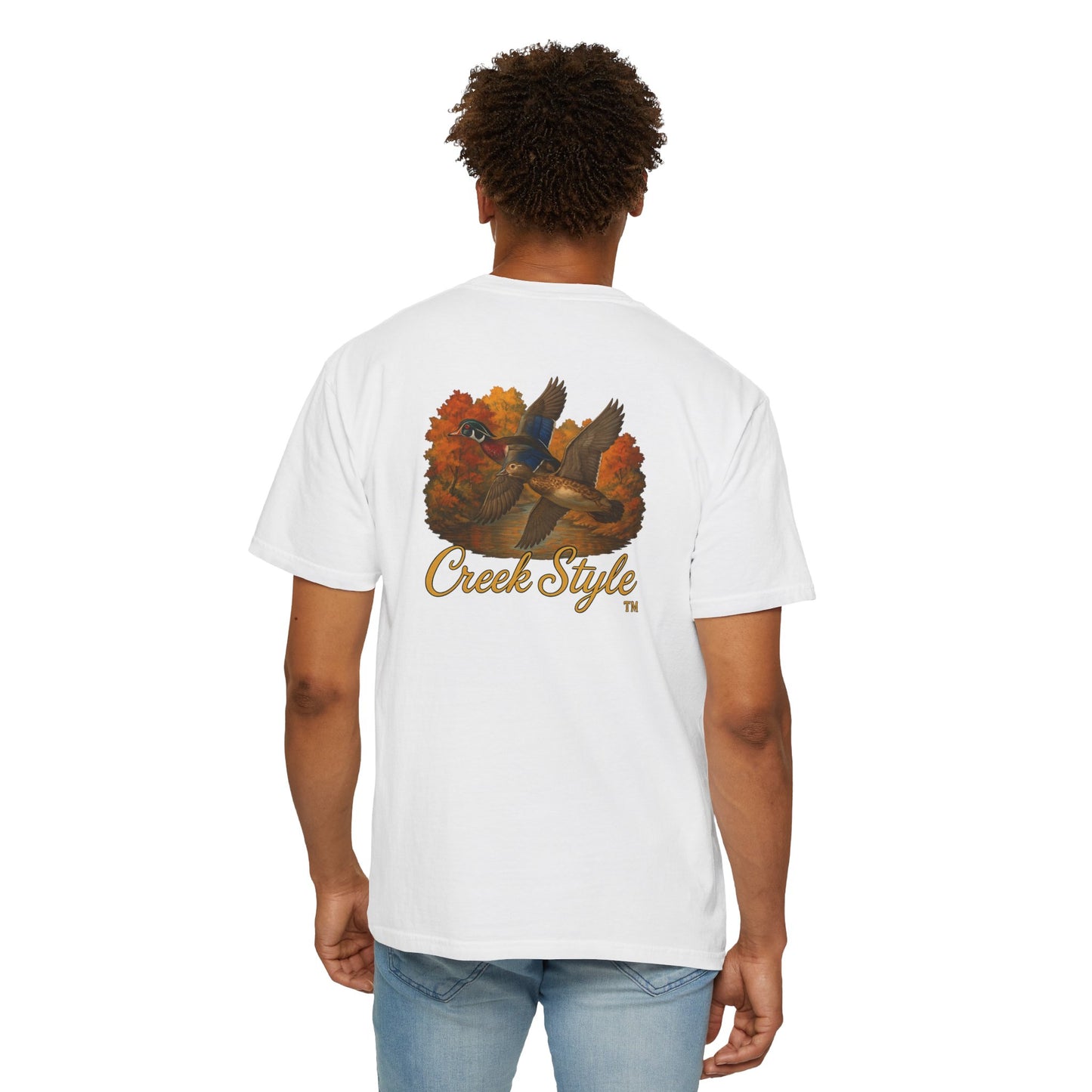 Creek Style™ "Creek Duck" Fall Vibes Comfort Color T-shirt