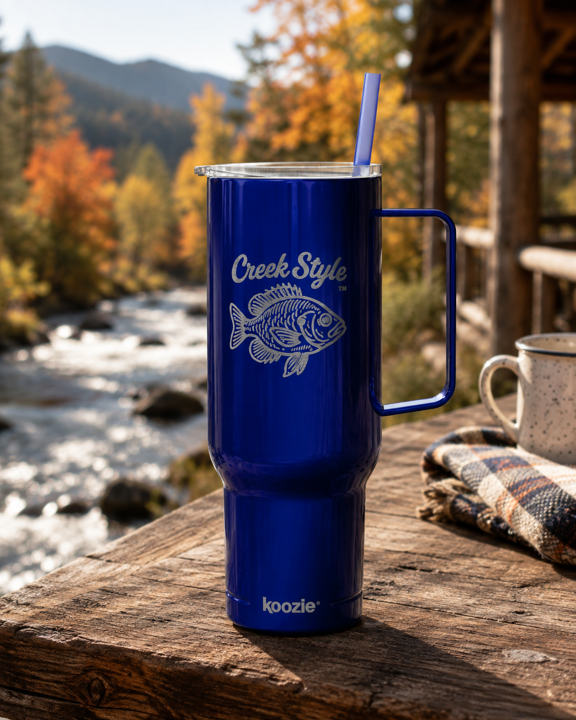 Creek Style™  "Bluegill" Engraved  40oz Travel Mug