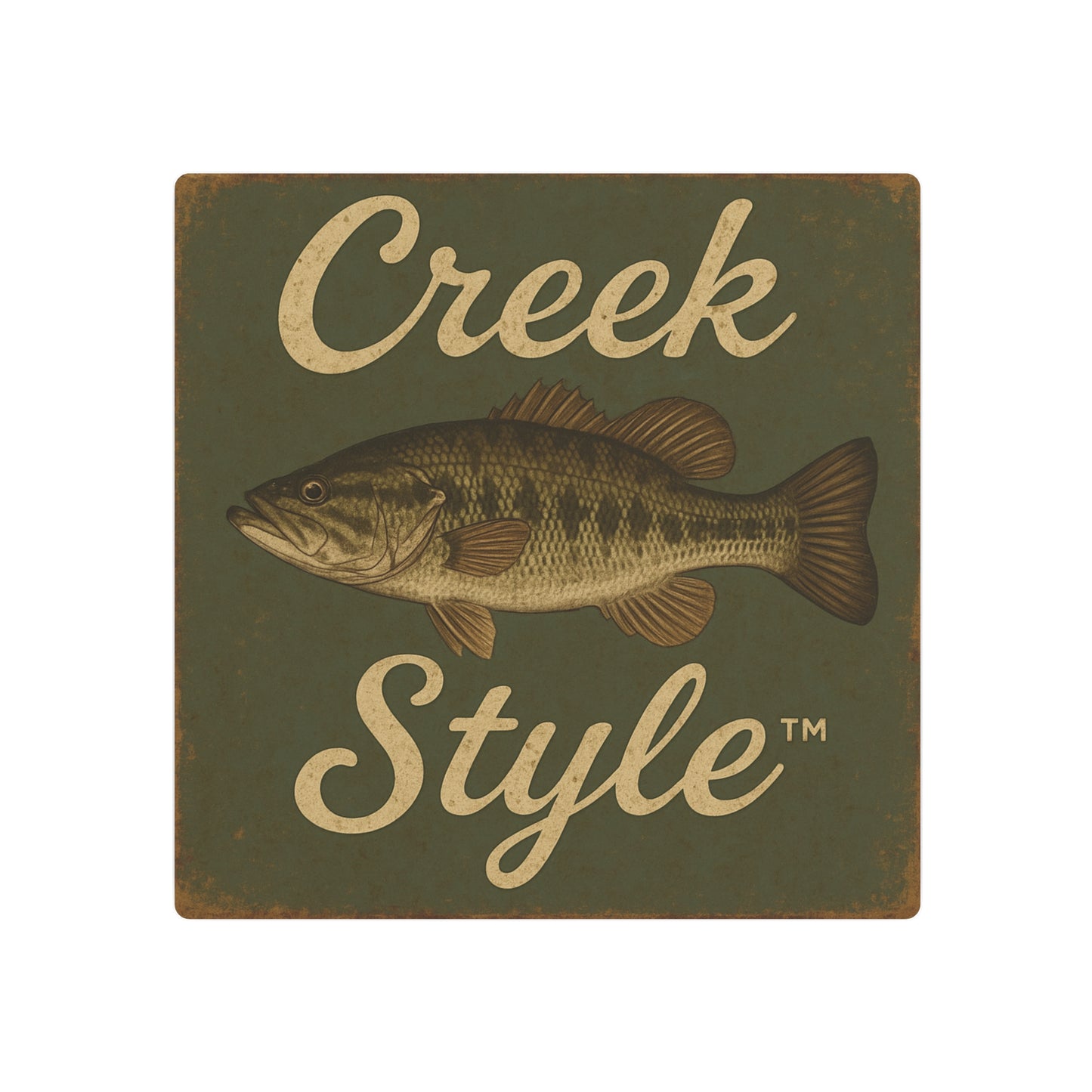 Creek Style™   Fishing Cabin Metal Wall Art
