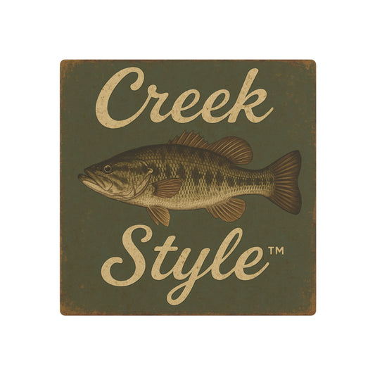 Creek Style™   Fishing Cabin Metal Wall Art
