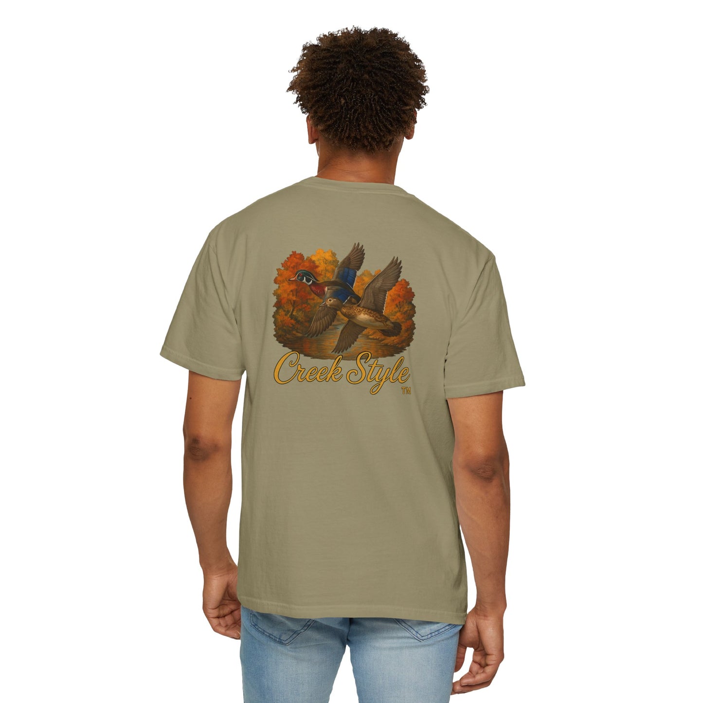 Creek Style™ "Creek Duck" Fall Vibes Comfort Color T-shirt