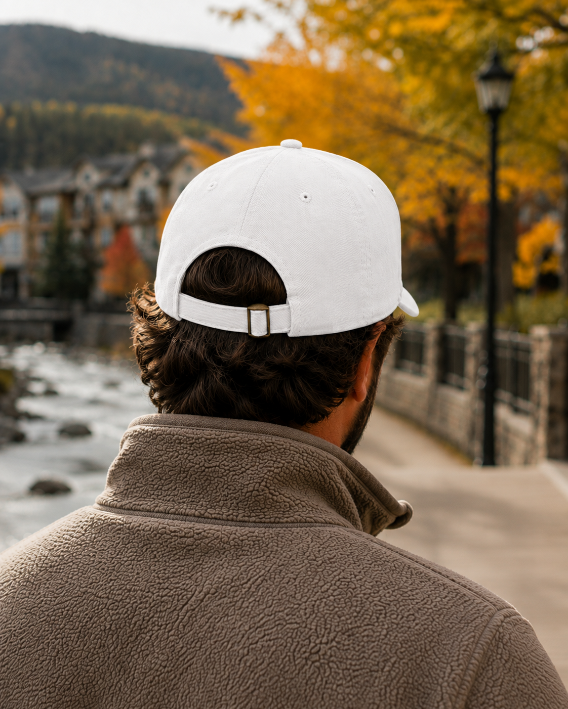 Creek Style™  "Bluegill" Leather Patch Dad Hat