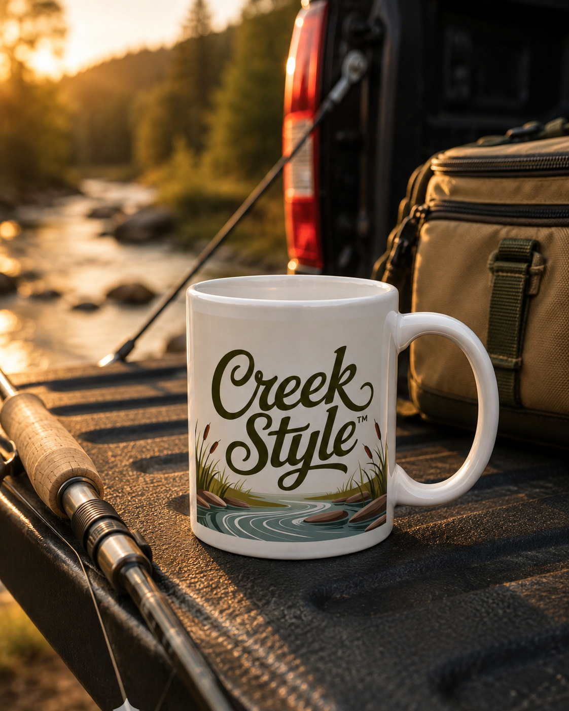 Creek Style™  "Peaceful Stream" Ceramic Mug
