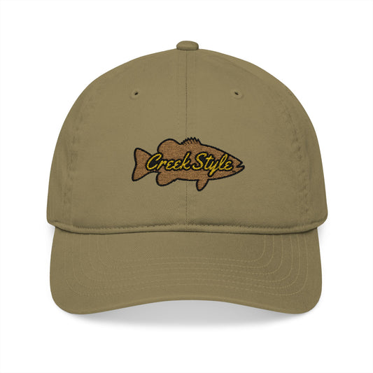 Creek Style™  "Creek Bass" Stylish Embroidered Baseball Cap