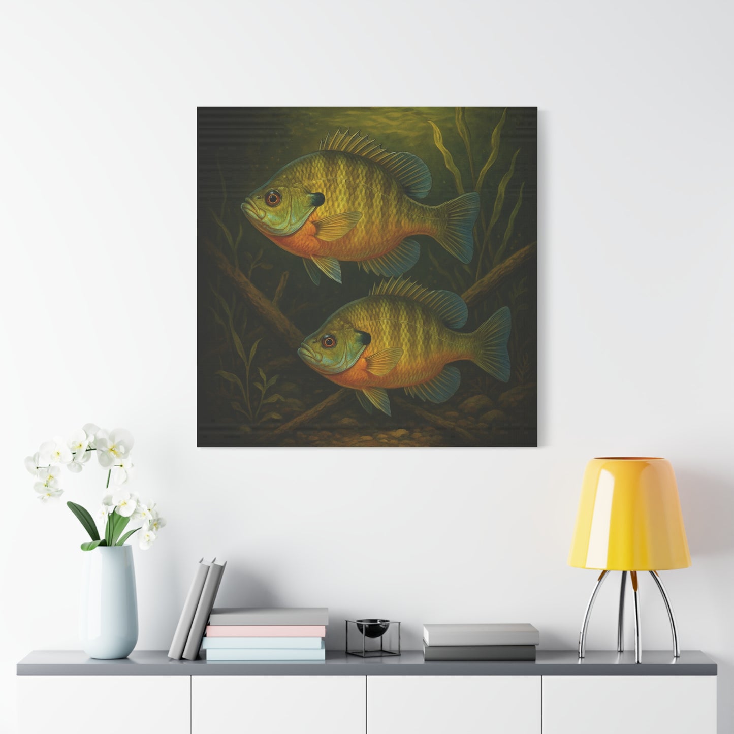 Creek Style™ Fishing Themed Matte Canvas Wall Art