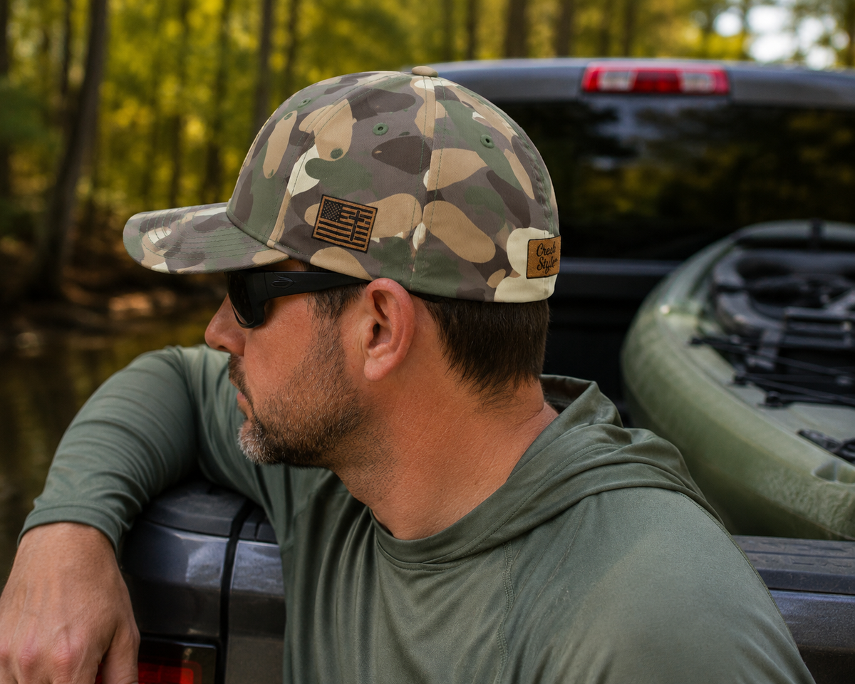 Creek Style™ Embroidered Fishing Cap