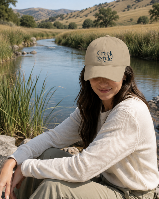Creek Style™ Low profile cap "Cattail plant"