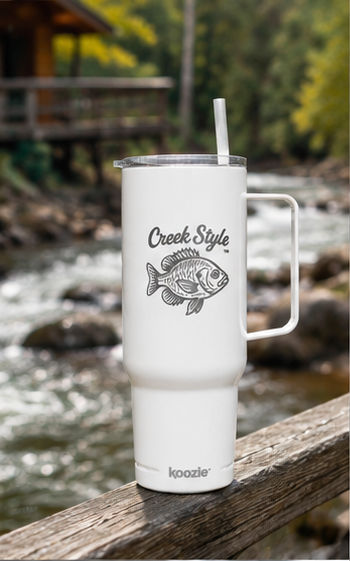 Creek Style™  "Bluegill" Engraved  40oz Travel Mug