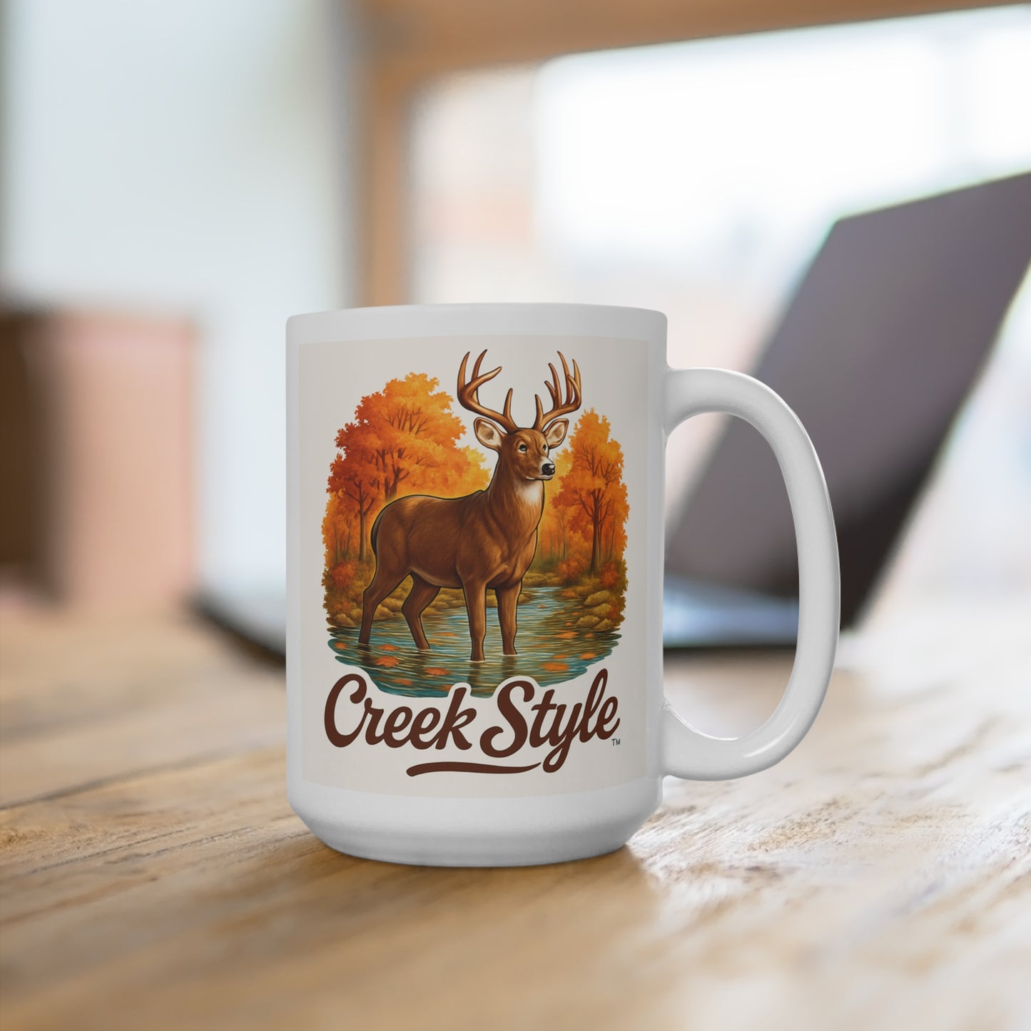 Creek Style™  "Creek Buck" Mug 15oz