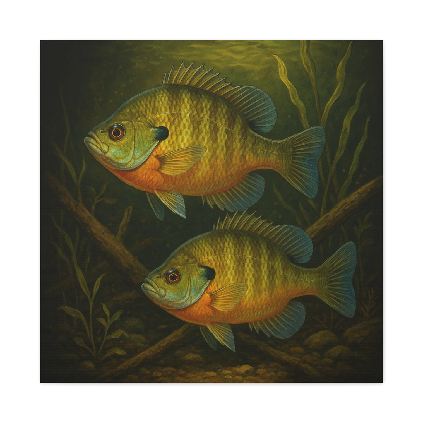 Creek Style™ Fishing Themed Matte Canvas Wall Art