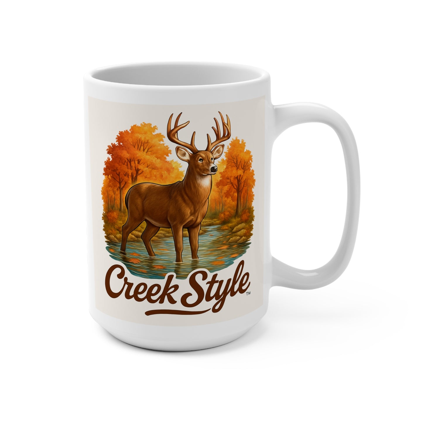 Creek Style™  "Creek Buck" Mug 15oz