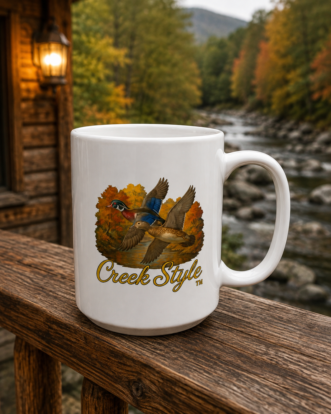 Creek Style™  "Creek Duck" Fall Vibes Coffee Mug