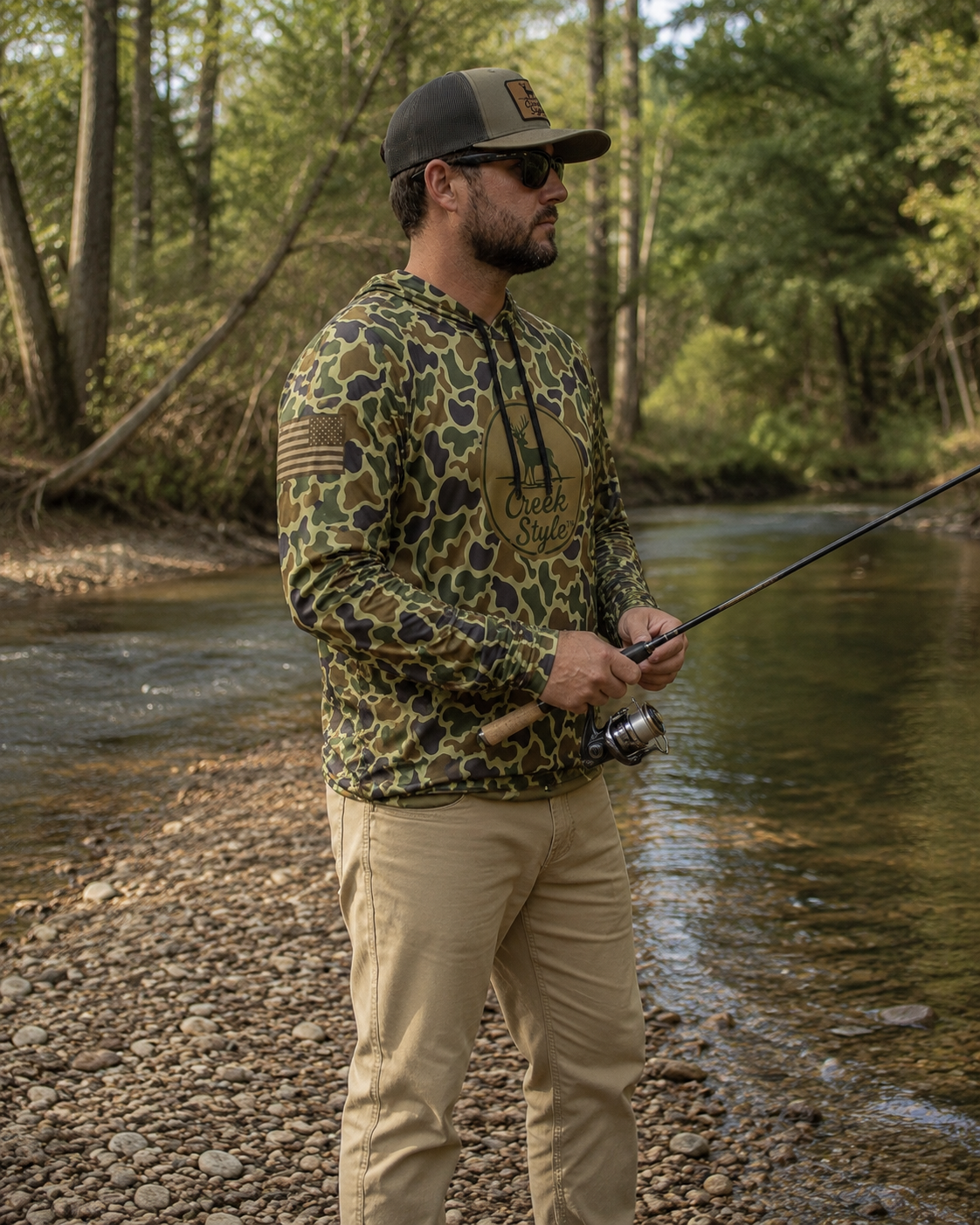 Creek Style™ "Vintage Camo" Hoodie