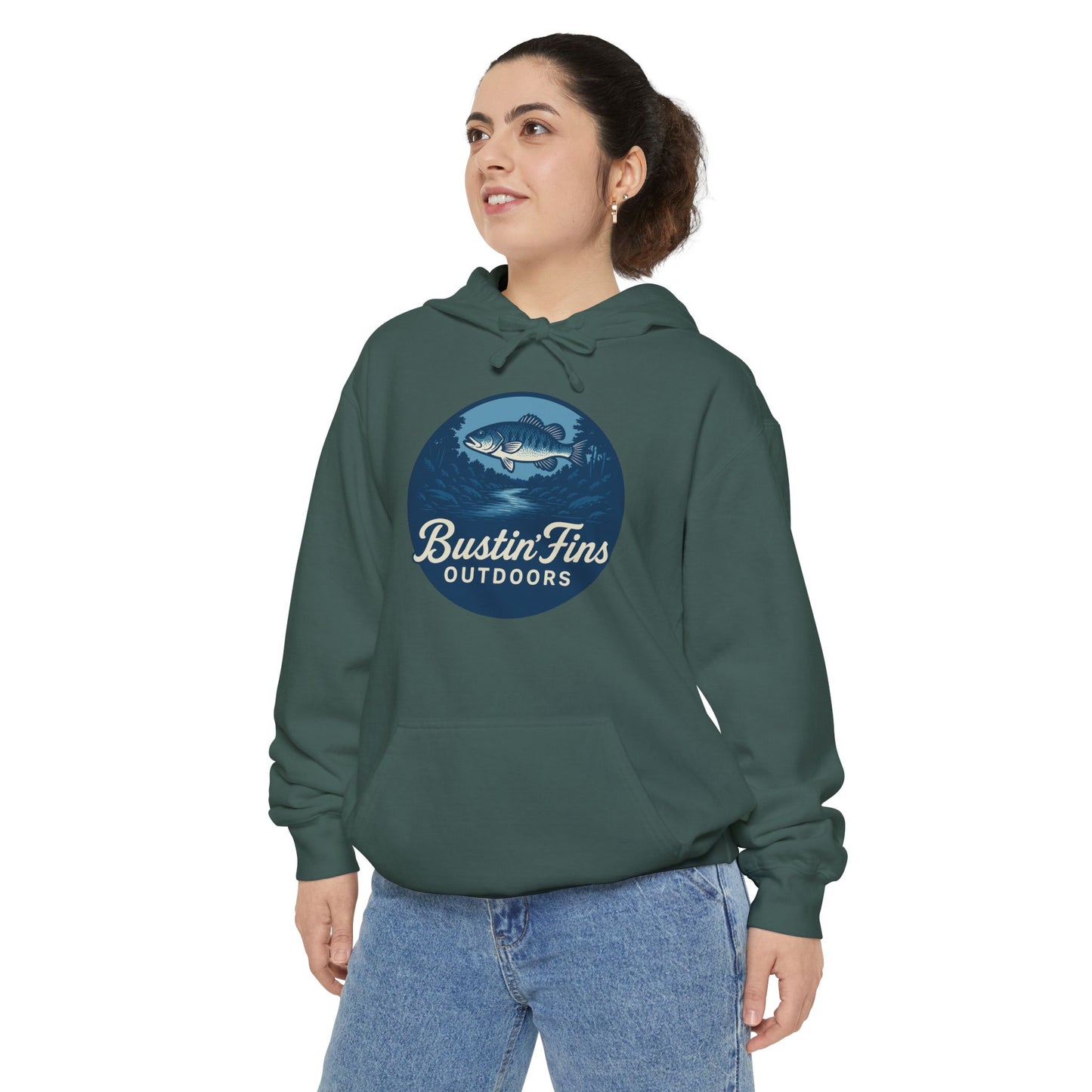 Bustin' Fins Outdoors Hoodie