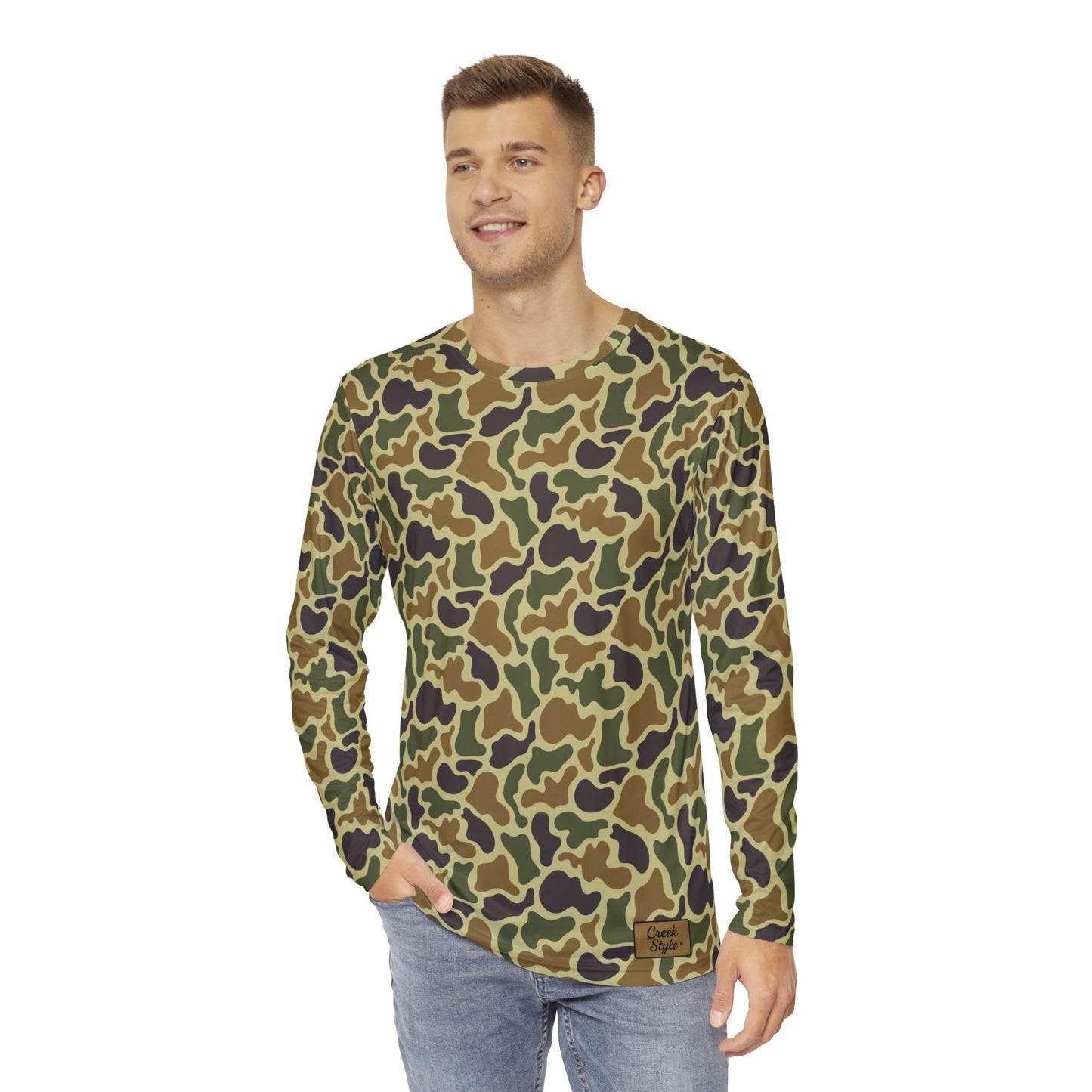 Creek Style™ Men's Camouflage Long Sleeve Shirt