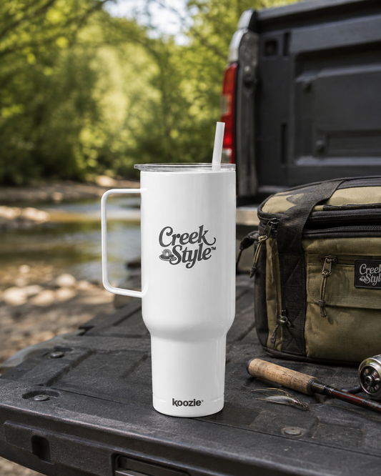 Creek Style™ Engraved Tumbler - 40oz Thermo Mug for Coffee