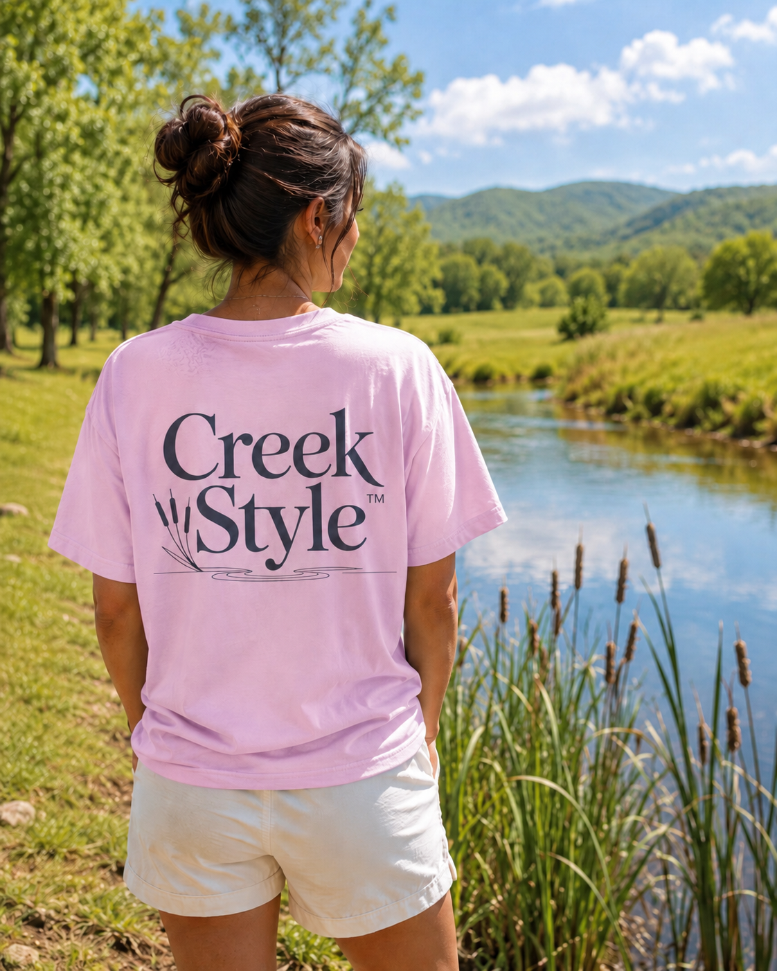 Creek Style™ "Cattails"  T-Shirt.