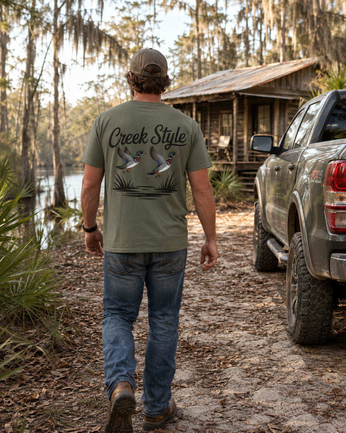 Creek Style™ "Wood Duck" t-shirt