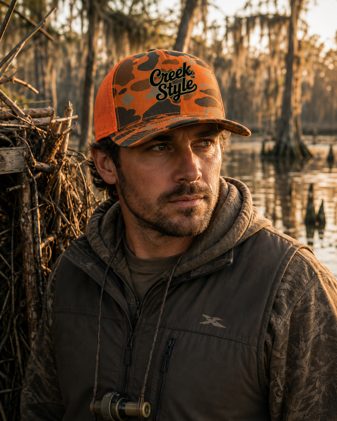 Creek Style™ Duck Camo Cap